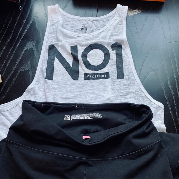Victoria Sport Leggings and Tank Top Workout Set S - Picture 5 of 8